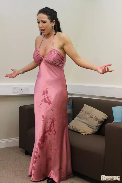 You know baby, I have a huge fetish for satin dresses. 😏💦