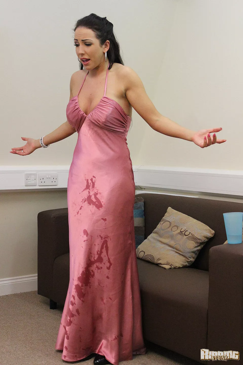 You know baby, I have a huge fetish for satin dresses. 😏💦