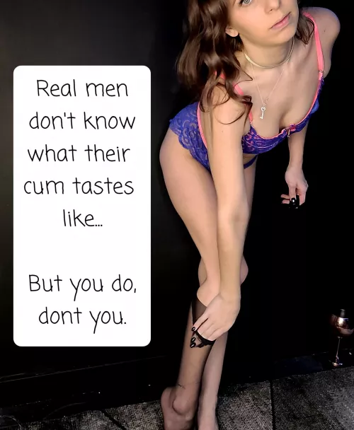 You know don't you...