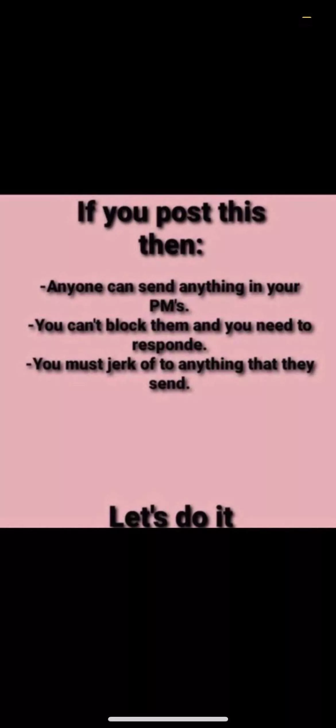 You know what to do You know what to do