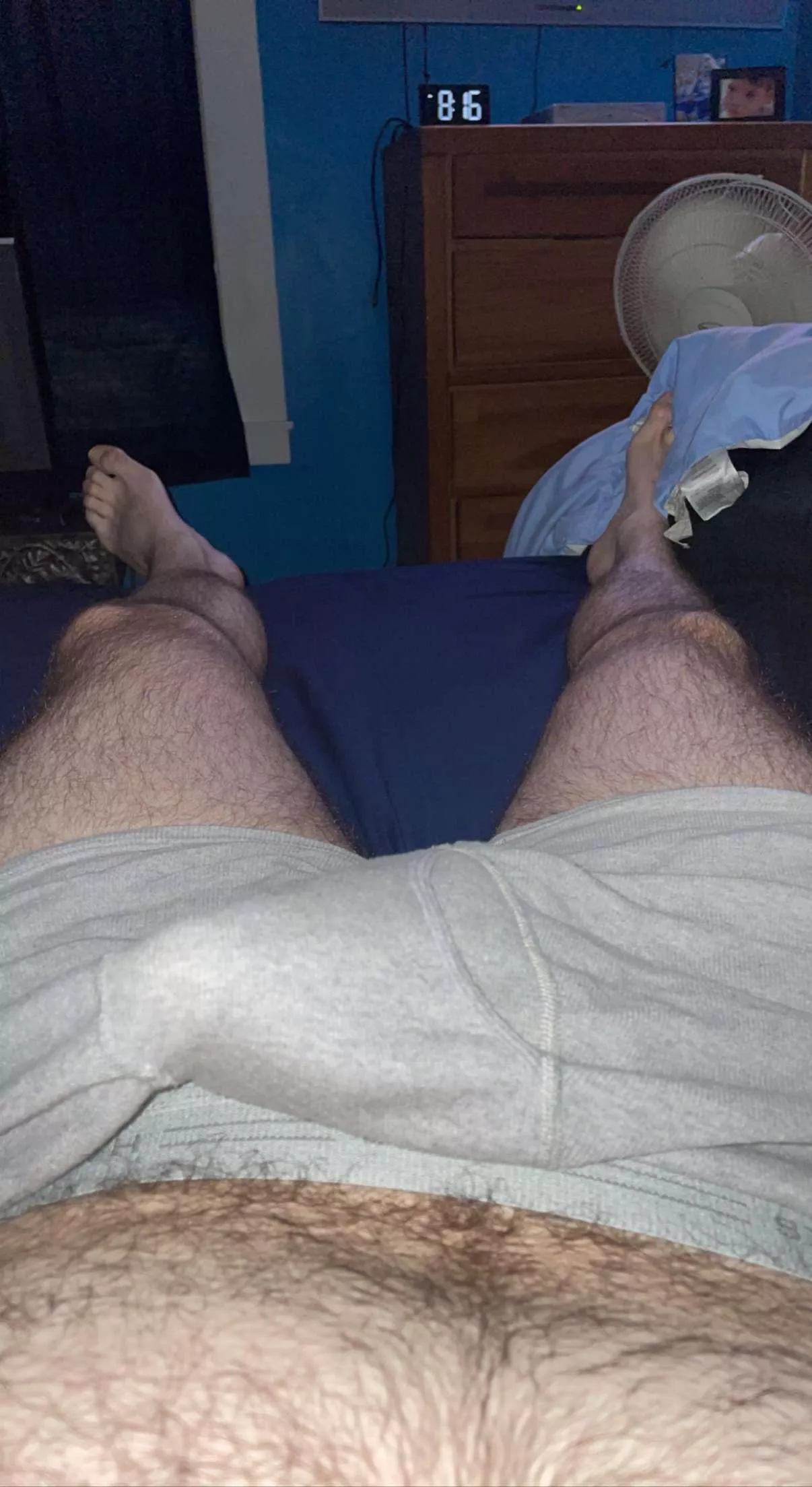 You like the feet or bulge better?