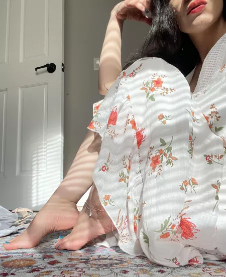 You like them bare and I like them covered in your saliva 👅