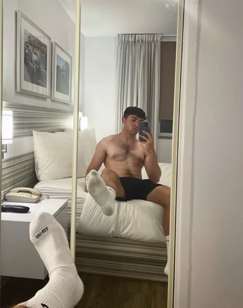 You like white socks? 😉