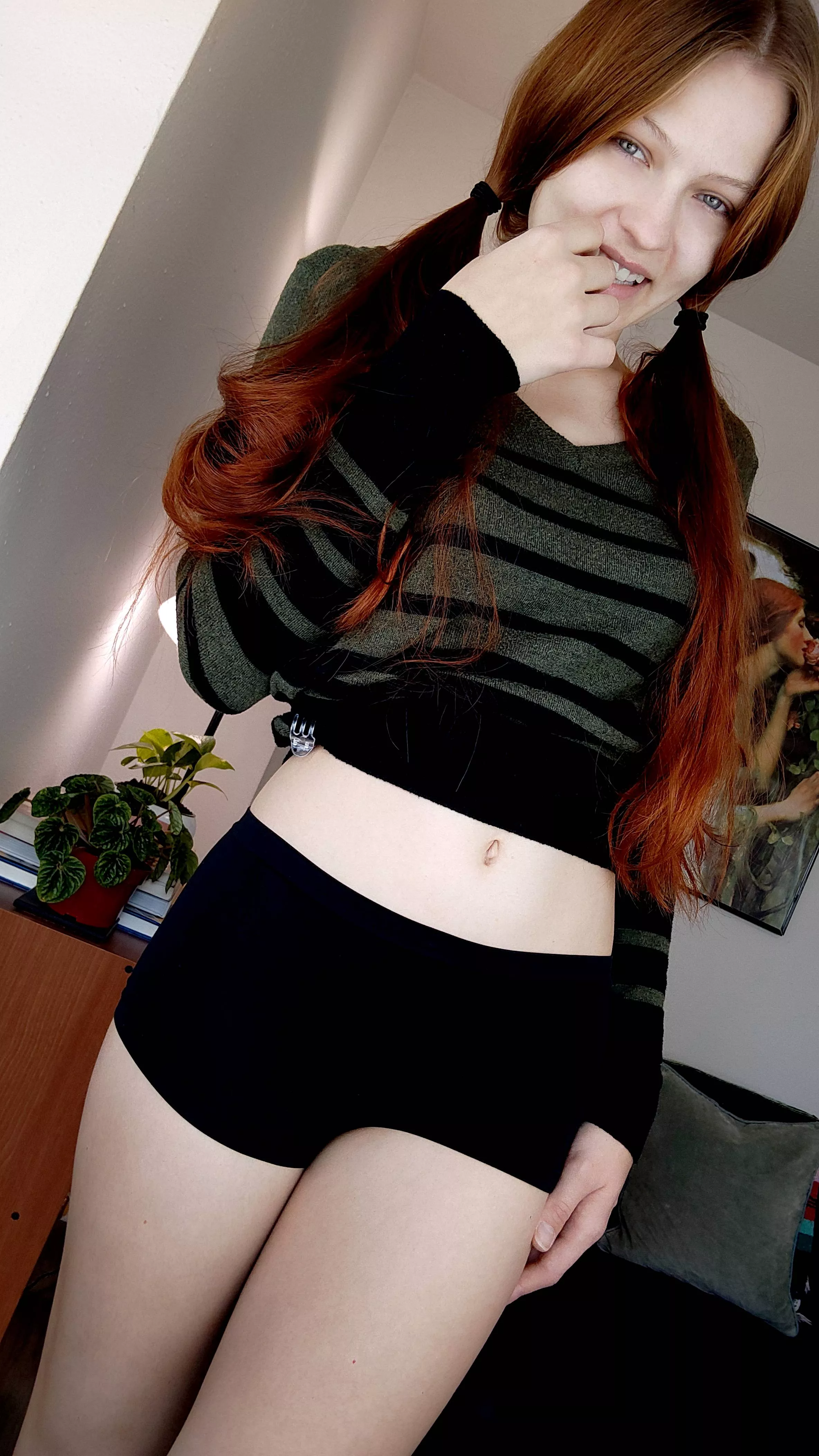 You make me blush when you stare like that 💝