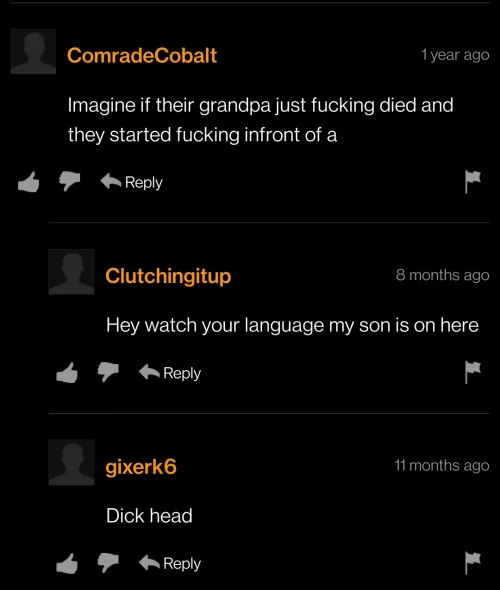 You need to leave!