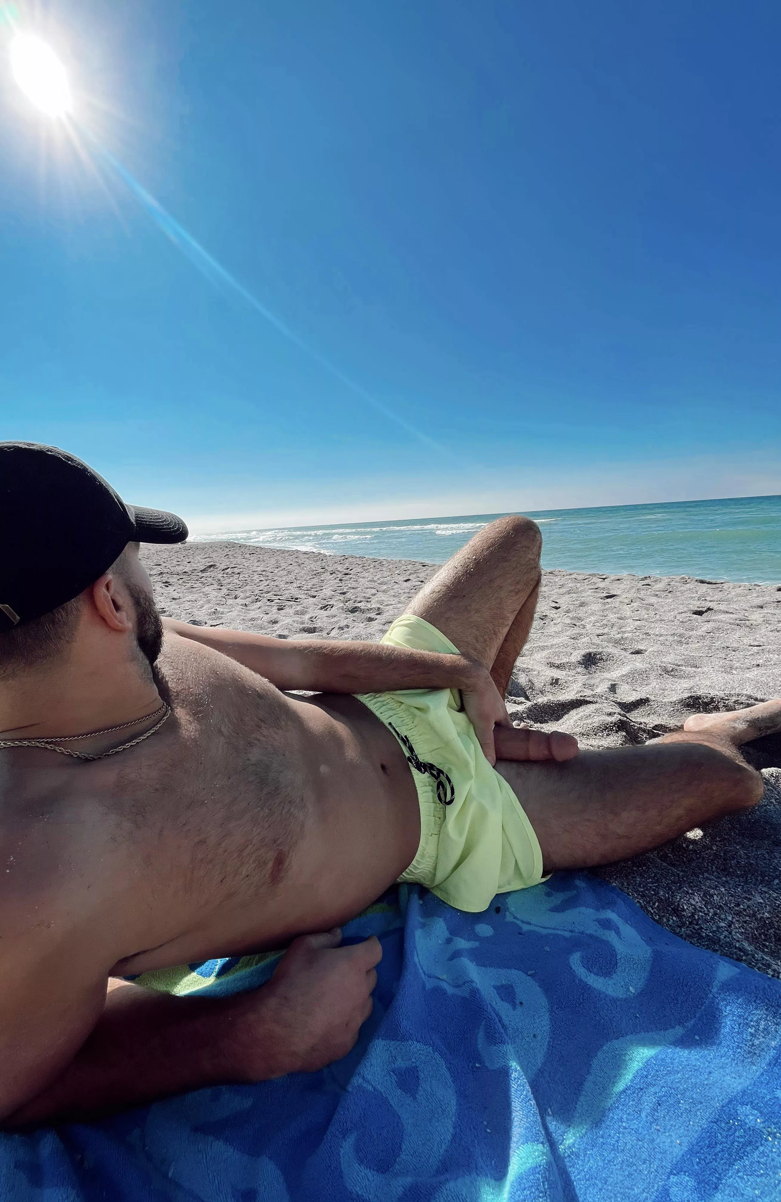 You see me like this at the beach, what do you do?