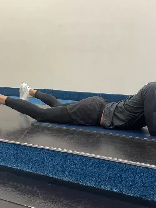 you see me like this at the gym, what do you do?