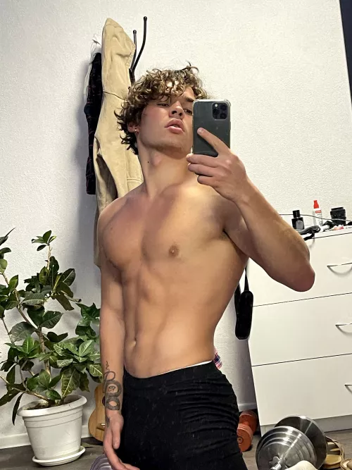 you walk in on me changing alone in the locker room, what do you do?