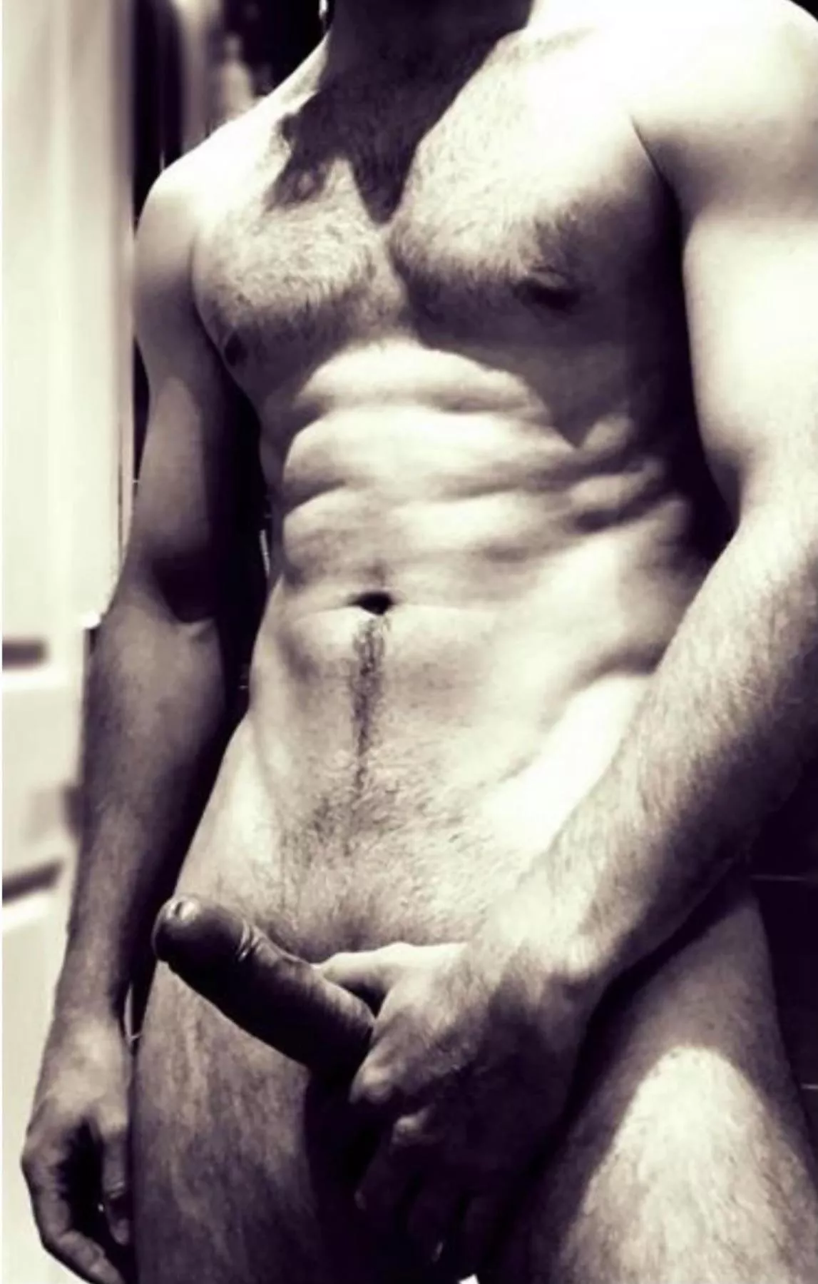 You walk in on me in the bathroom like this……what happens next?