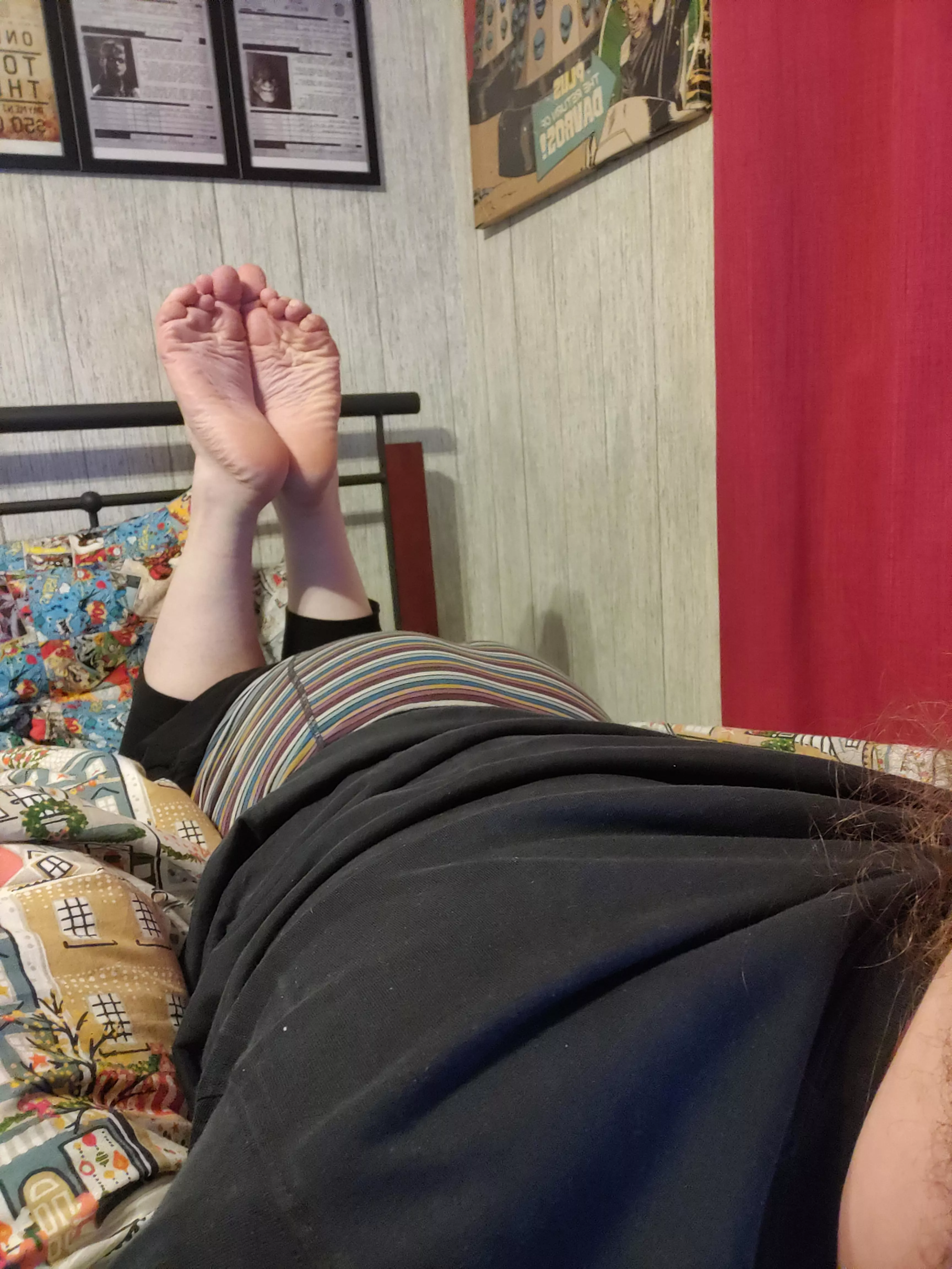 You walk in on me like this, then what do you do? Xx