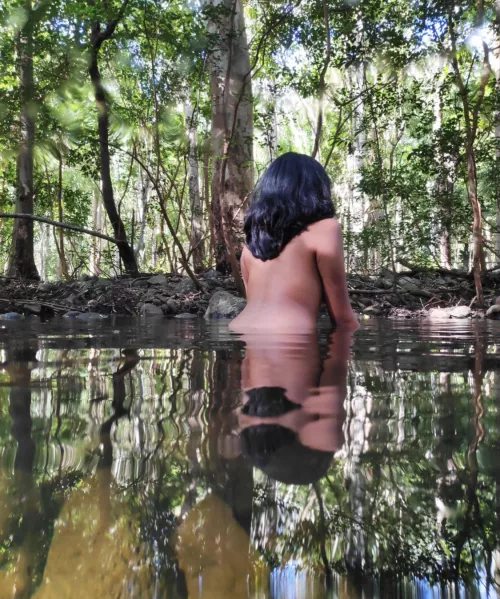 You wish you were swimming in that river, don’t you? [f] [OC]