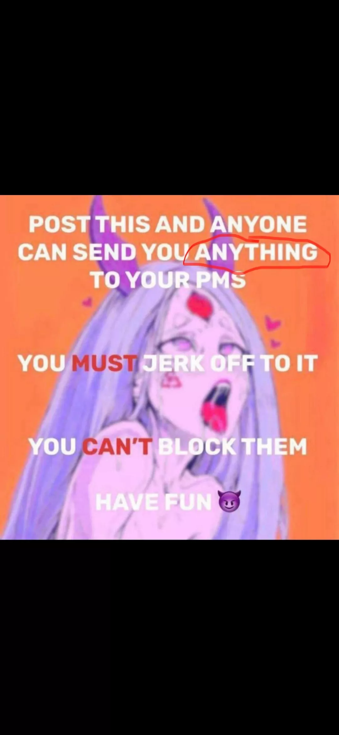 You won't disturb me: Change my mind