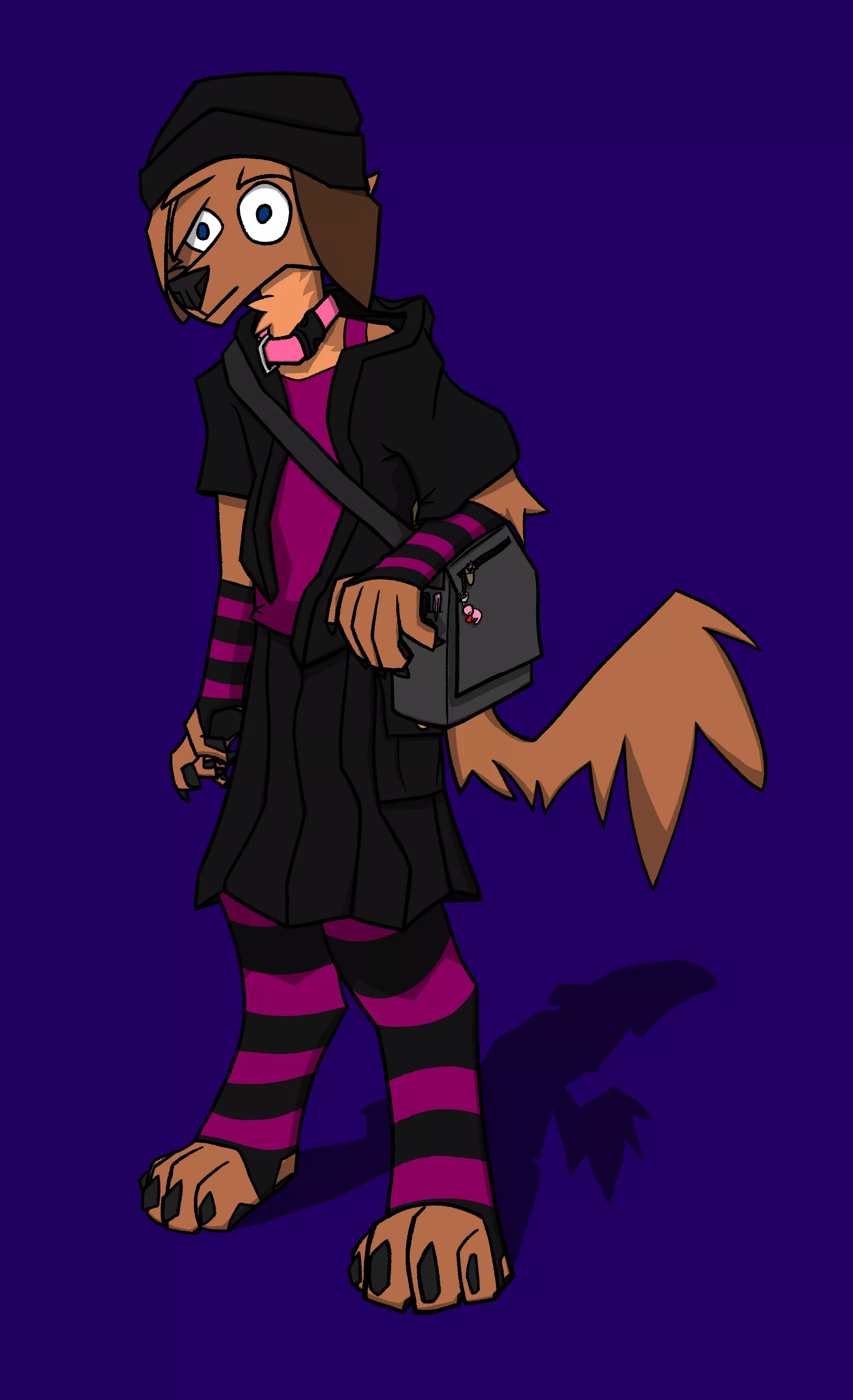 You'd think he's wearing a skirt, but it's actually a kilt; therefore he is dressed very manly (Twitter: @ArtOfParanoia).