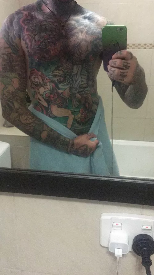 Youโll have to speak up, i(m) wearing a towel