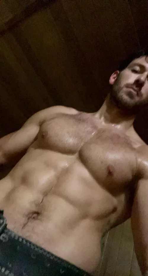 Your angle in the sauna
