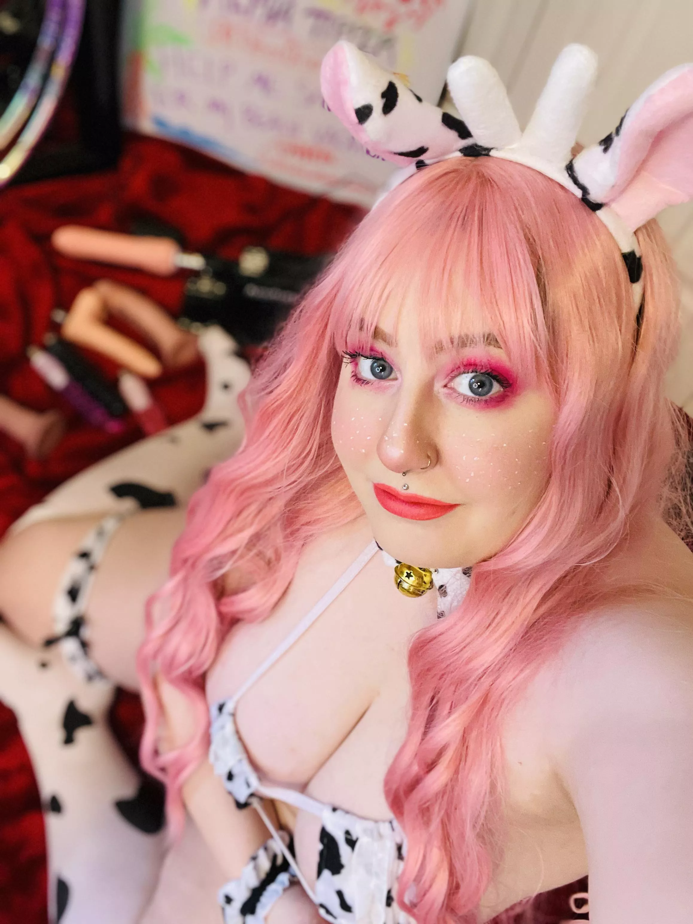 Your favorite thick cow is online! ?? link in comments or search lolahdreadful