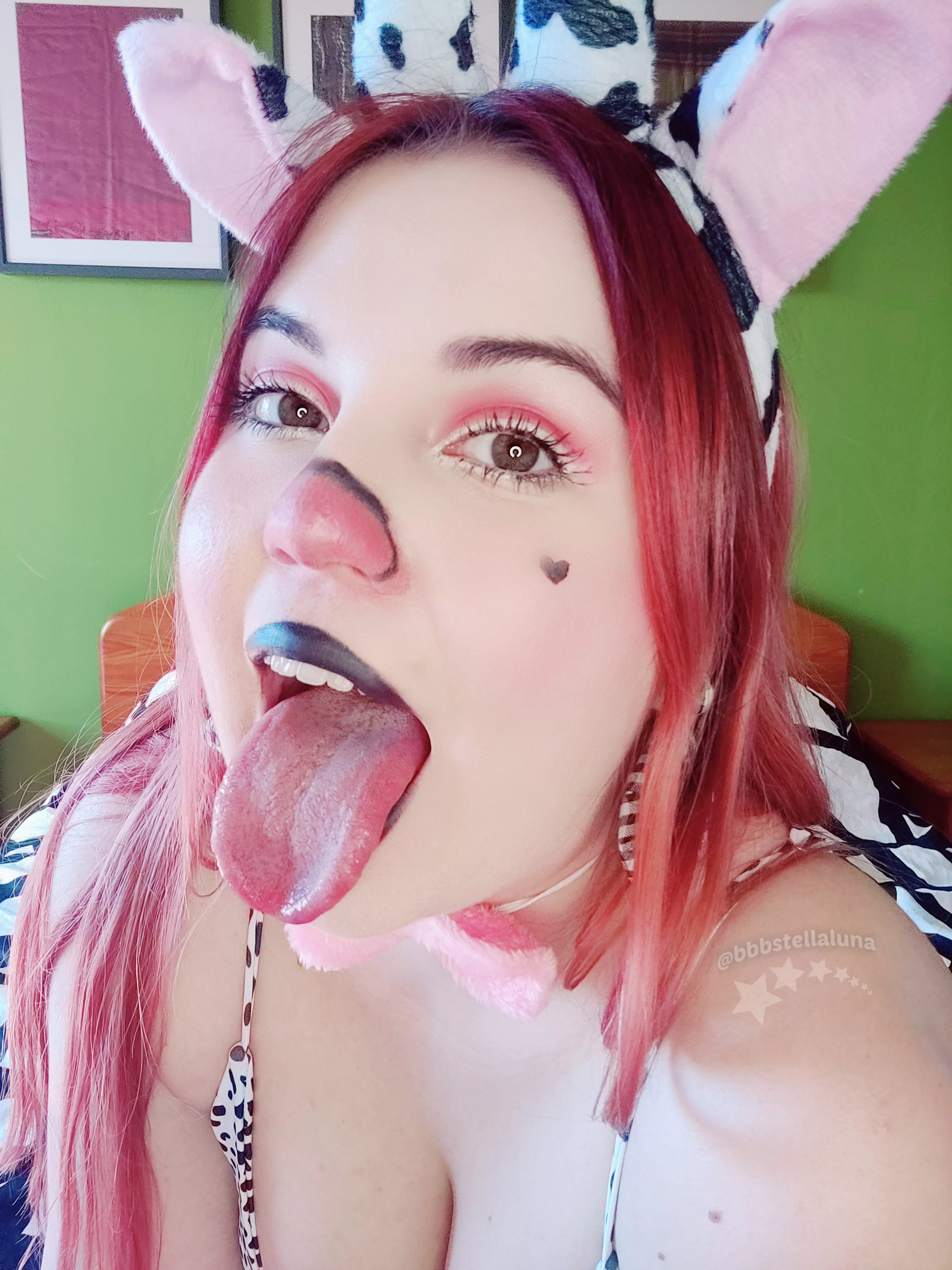 Your lil cow is ready for some warm milk too! Your lil cow is ready for some warm milk too!