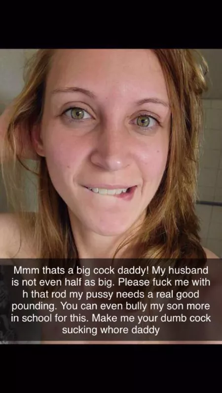 Your sweet mommy is just another white trash slut for your bully.