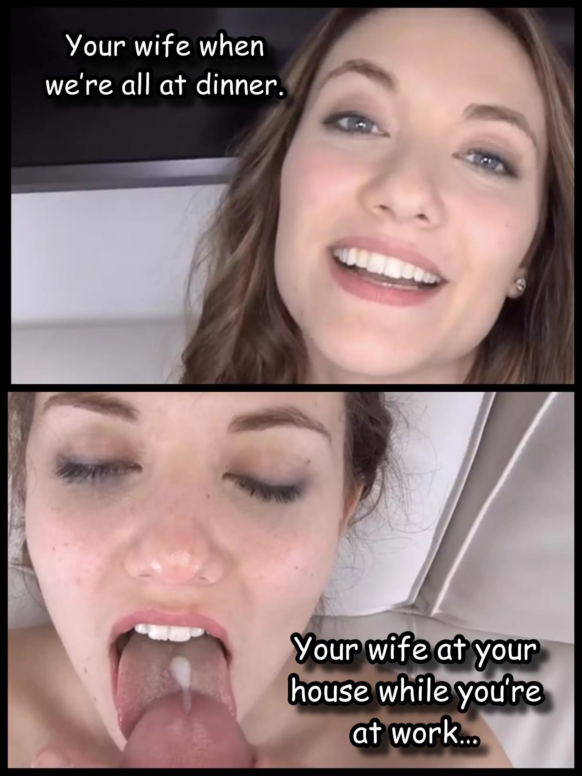 Your wife is more beautiful when you’re not around… Your wife is more beautiful when you’re not around…