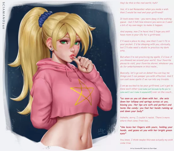 Your Wish Come True: Dark Magician Girlfriend [wholesome] [girlfriend] [hand-holding] [gender neutral pov]