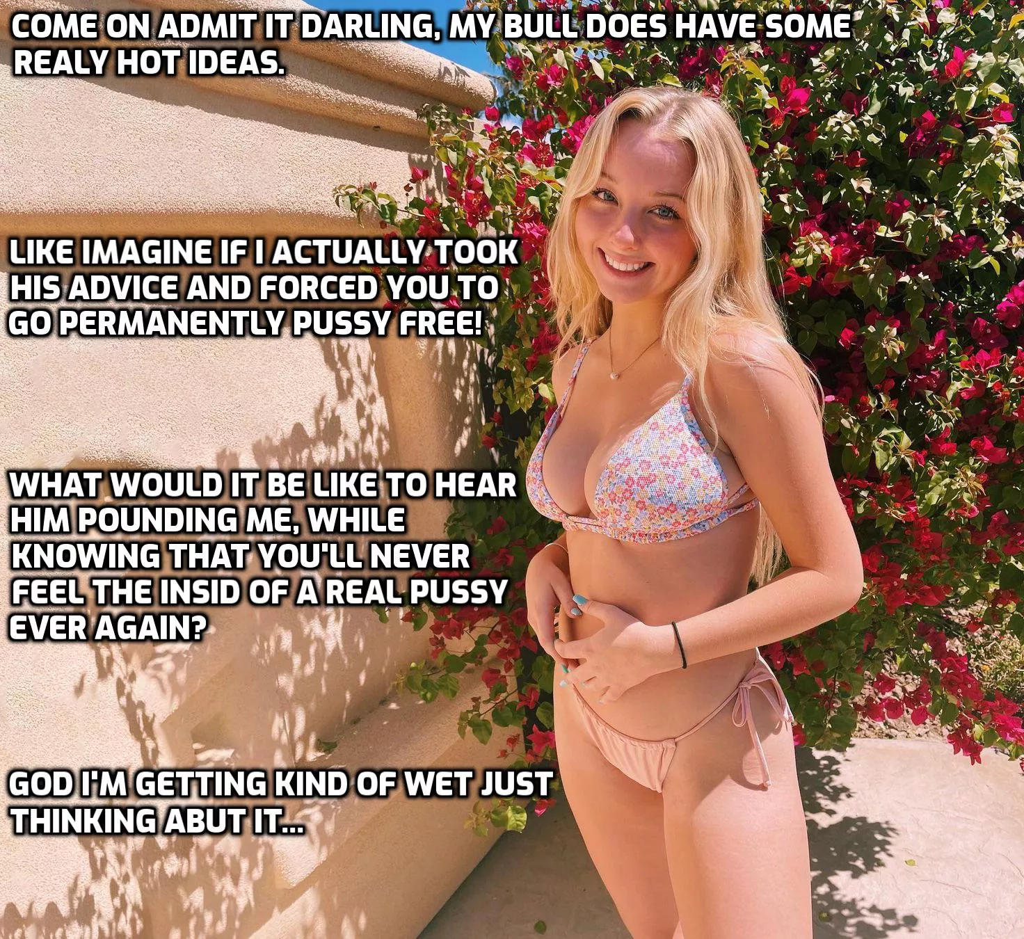 You're never allowed out of your cage anymore! You're never allowed out of your cage anymore!