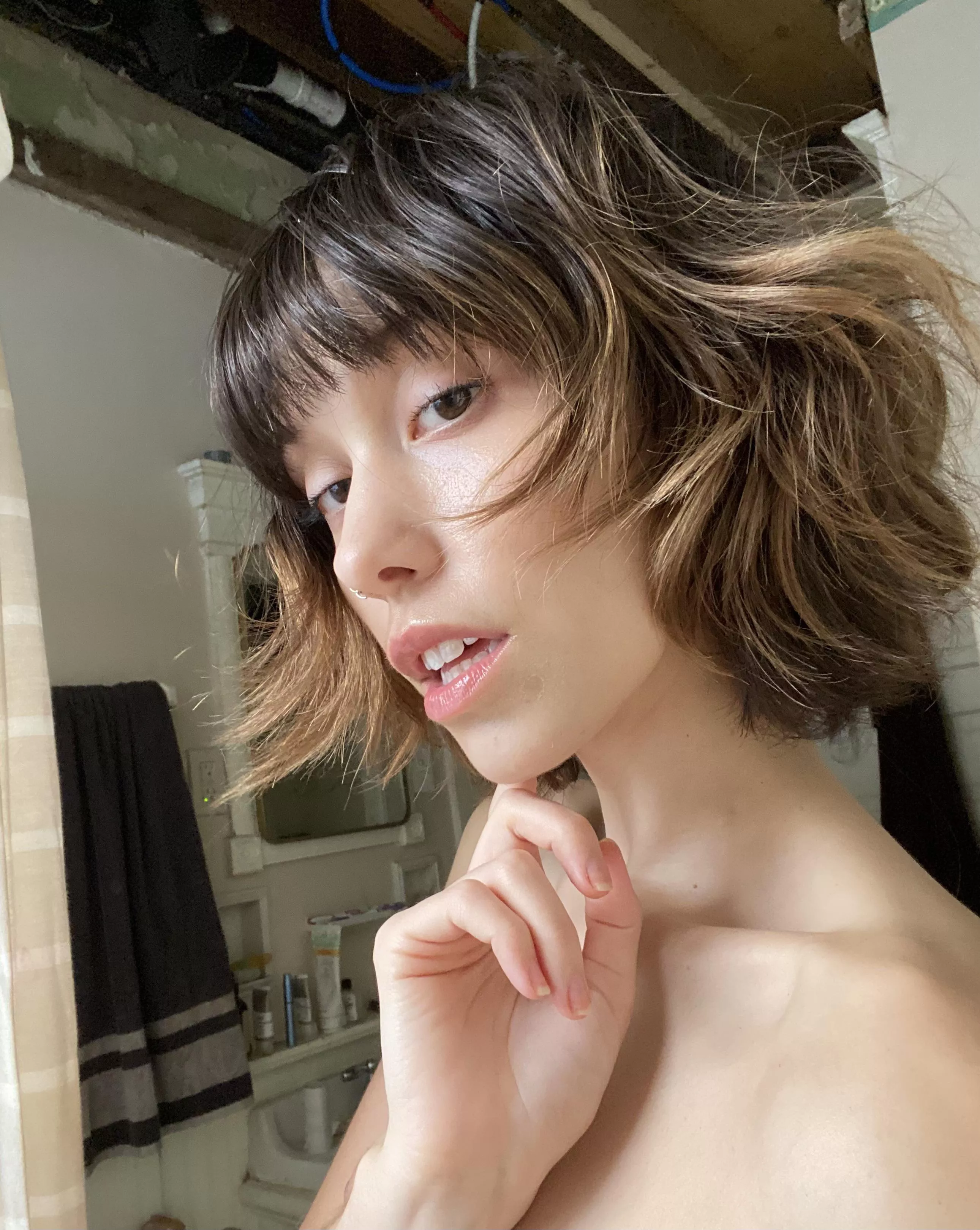 You’re really gonna let me shower all alone? :/