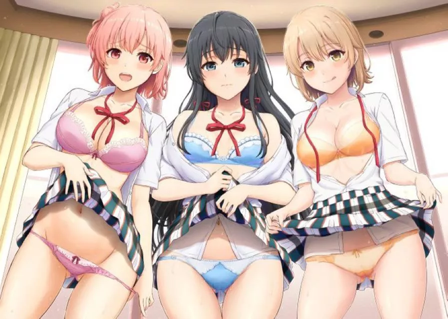 Yui x Yukino x Iroha Yui x Yukino x Iroha