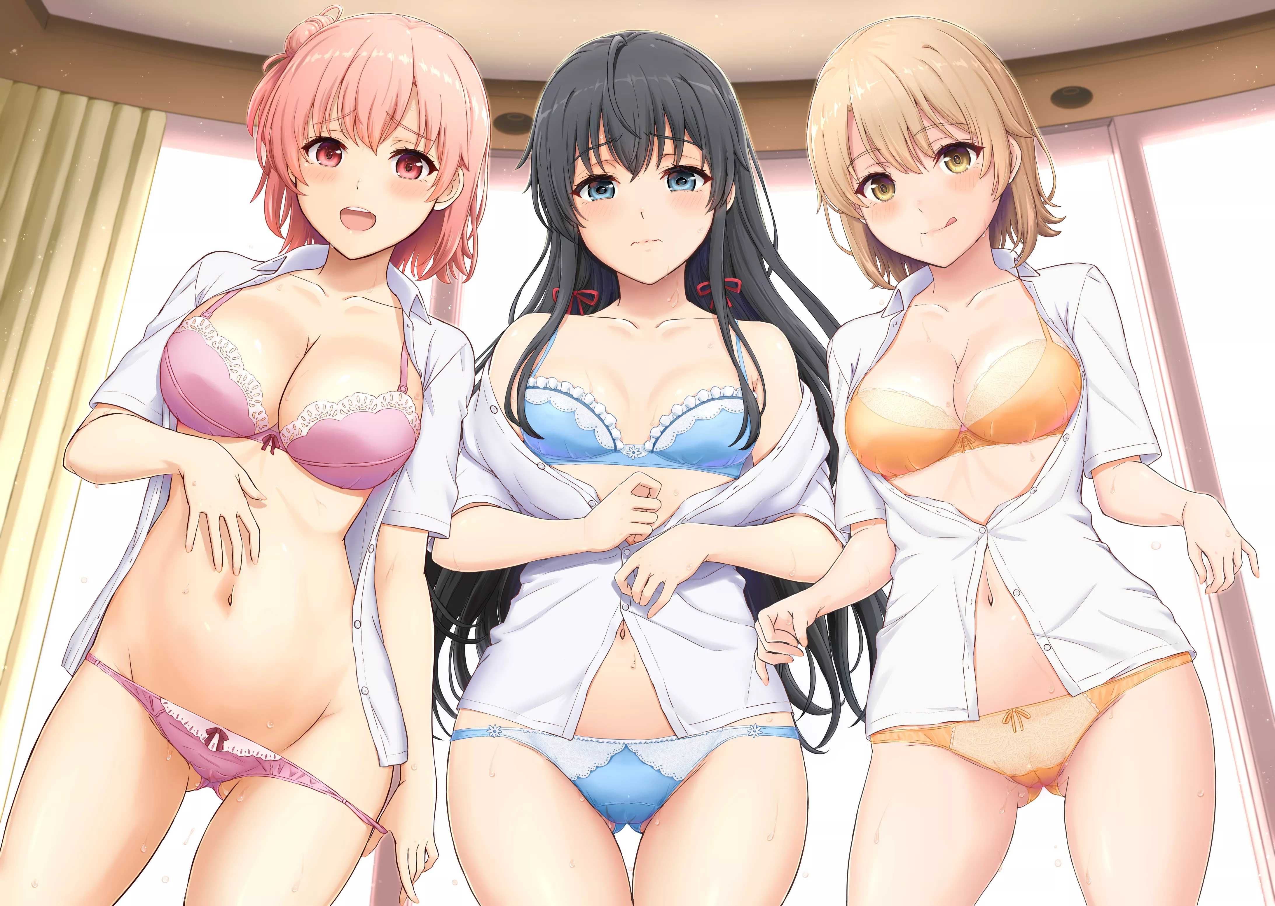 Yui, Yukino and Iroha [Oregairu]