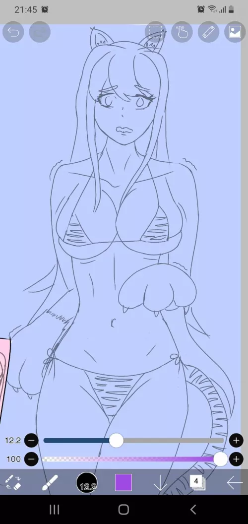 Yuri's a kitty cat! WIP