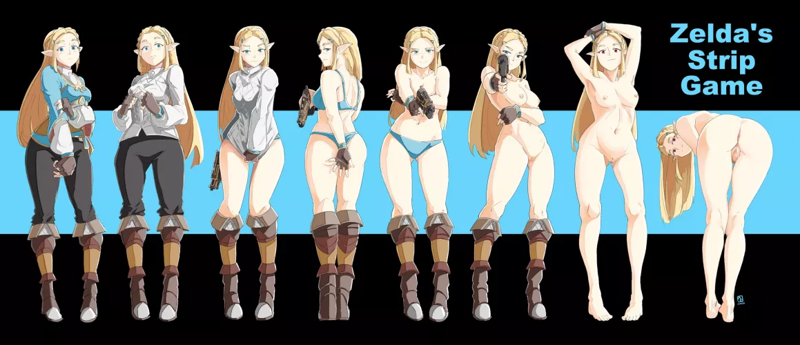 Zelda stripped (AutomaticGiraffe) Zelda stripped (AutomaticGiraffe)