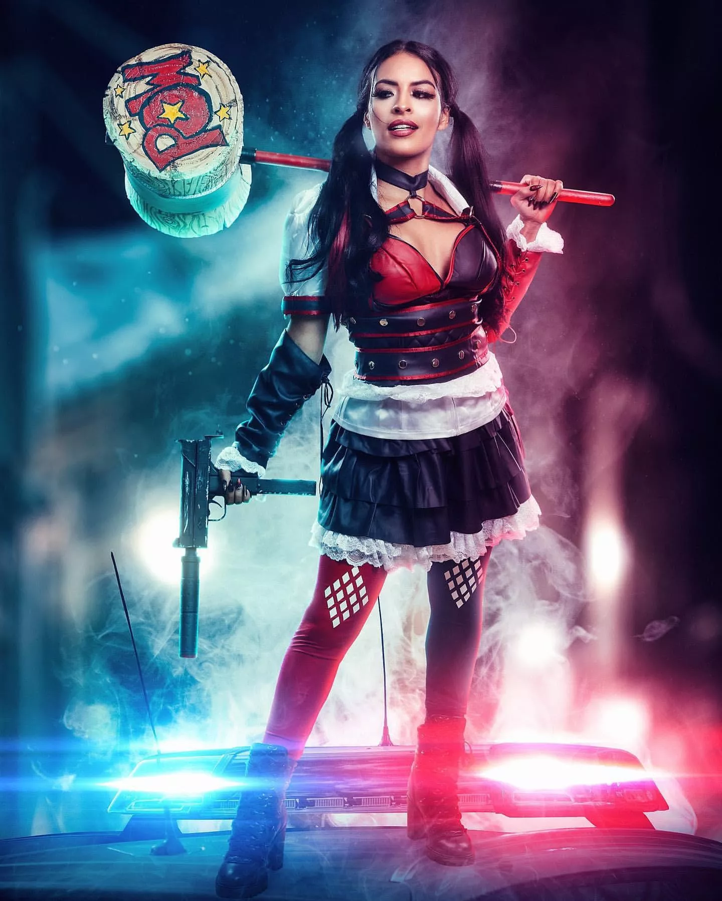 Zelina Vega as Harley Quinn ❤️🖤 Zelina Vega as Harley Quinn ❤️🖤