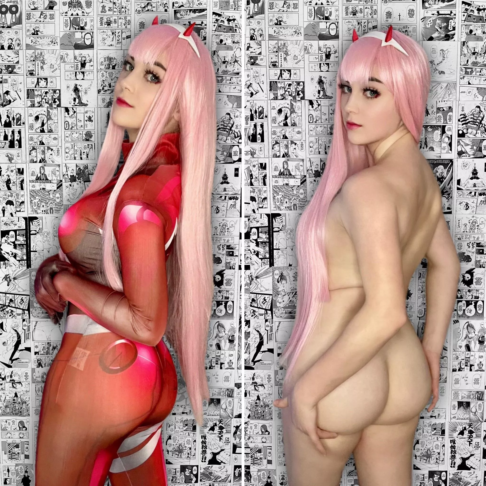 Zero two (on/off) by Buttercupcosplays