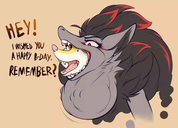 Zoroark vore (by me, Sassylebraix) [pokemon] [neck bulge]